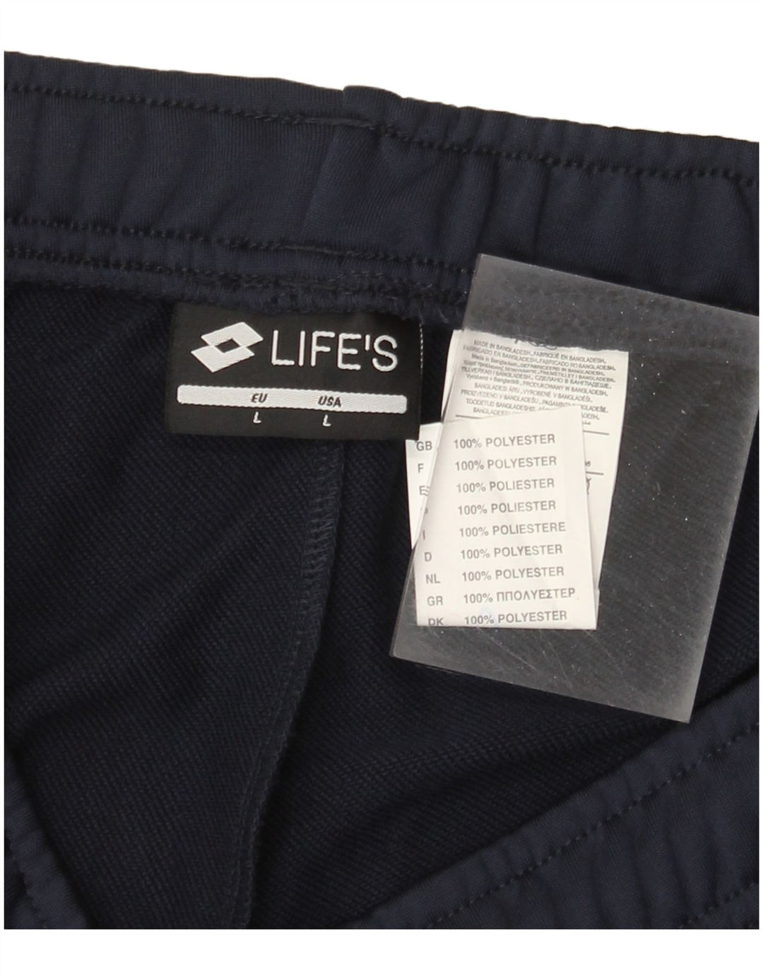 Lotto Womens Tracksuit Trousers Joggers Large  Navy Blue Polyester