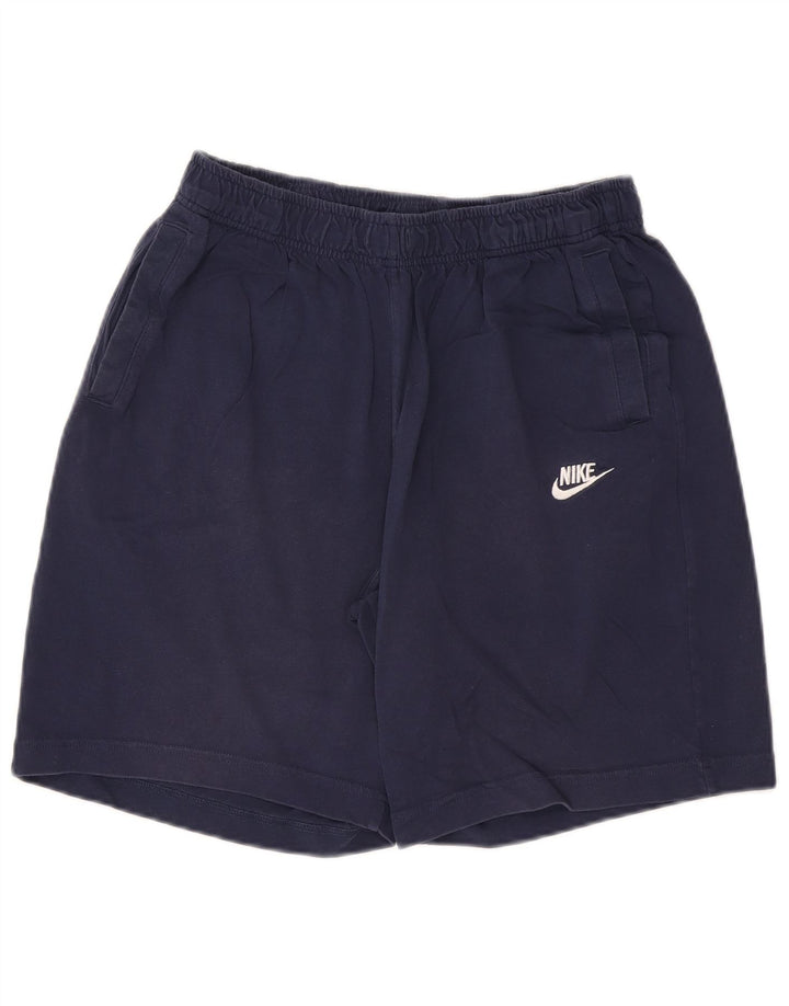 Nike Mens Sport Shorts Large  Navy Blue Cotton