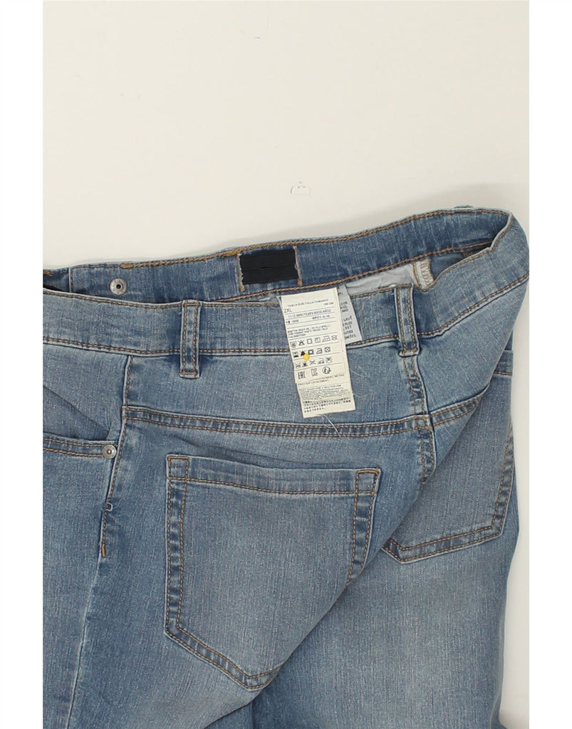 BENETTON Girls Slim Jeans 11-12 Years 2XL  W28 L24  Blue Cotton | Vintage Benetton | Thrift | Second-Hand Benetton | Used Clothing | Messina Hembry 