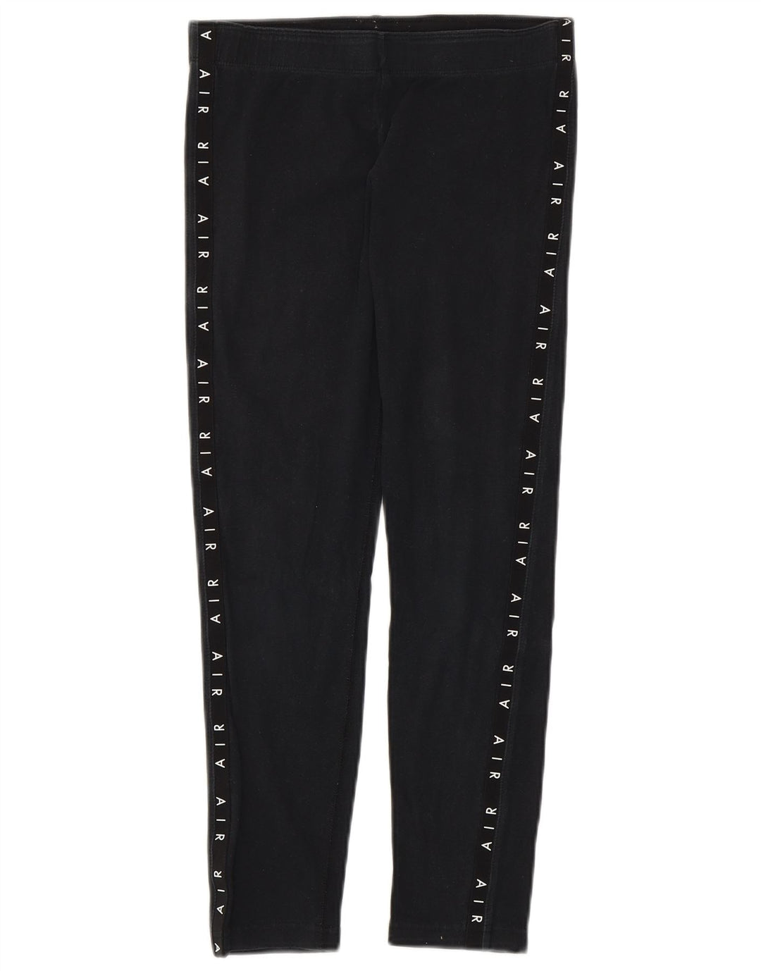 Nike Girls Graphic Leggings 12-13 Years Large Black