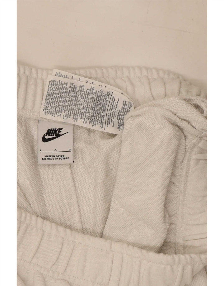 Nike Mens Cargo Sport Shorts Large White Cotton