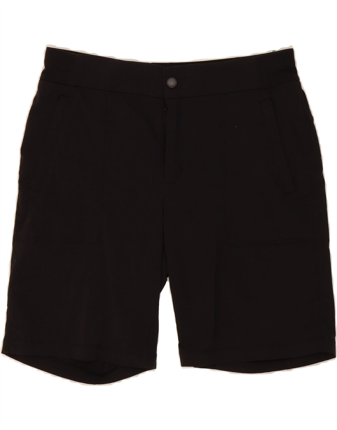 ATHLETA Womens Chino Shorts US 12 Large W34  Black Nylon Vintage Athleta and Second-Hand Athleta from Messina Hembry 