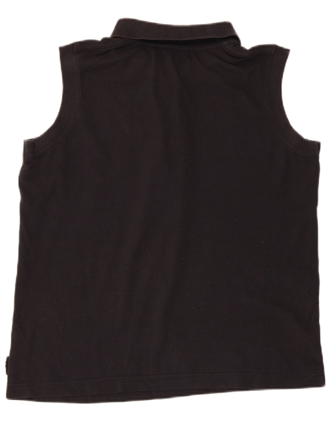 KAPPA Womens Sleeveless Polo Shirt UK 18 XL Black