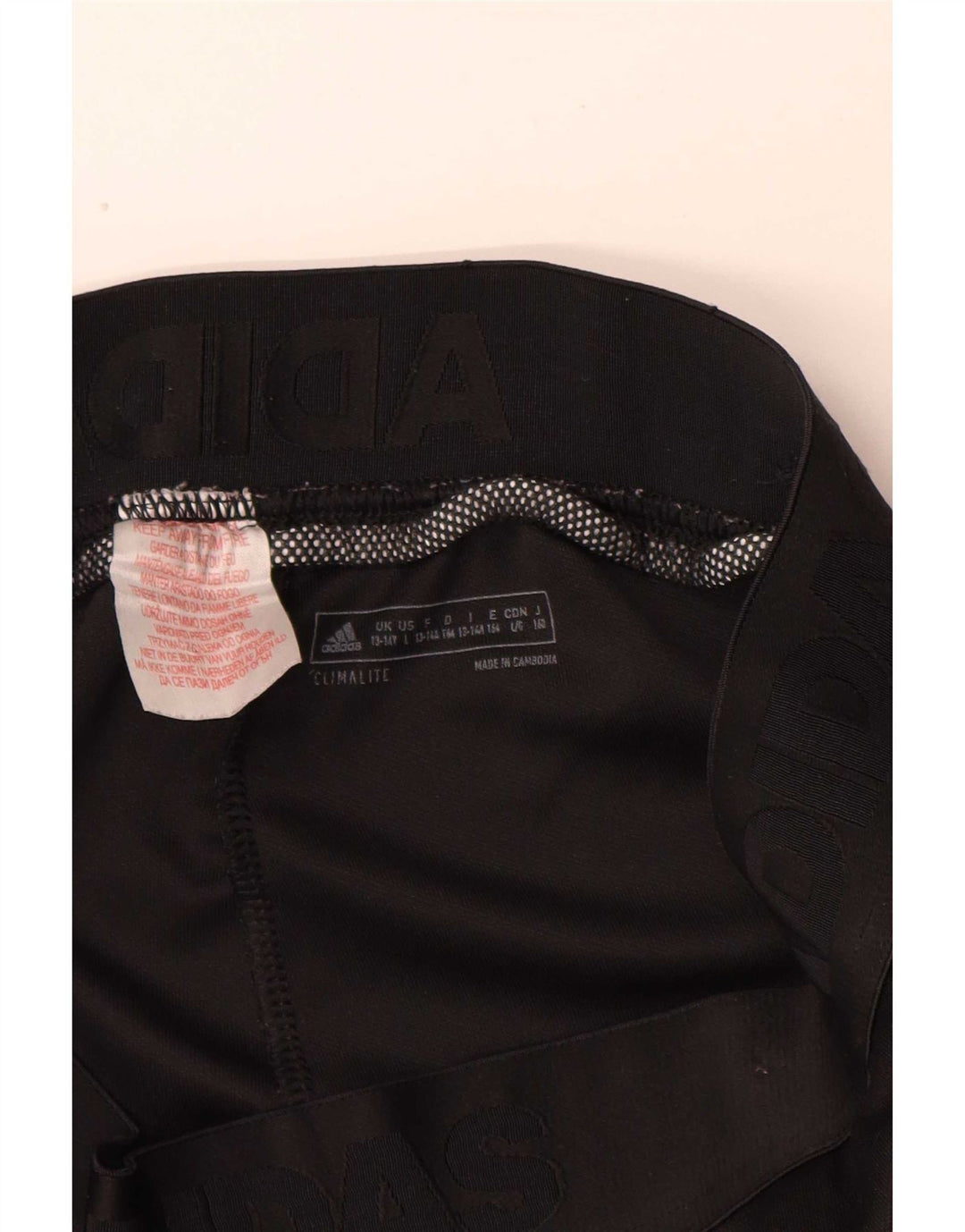 Adidas Girls Climalite Tracksuit Trousers 13-14 Years Black Polyester