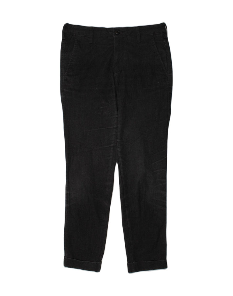 LEE Boys Slim Chino Trousers 11-12 Years W26 L28  Black Cotton | Vintage Lee | Thrift | Second-Hand Lee | Used Clothing | Messina Hembry 