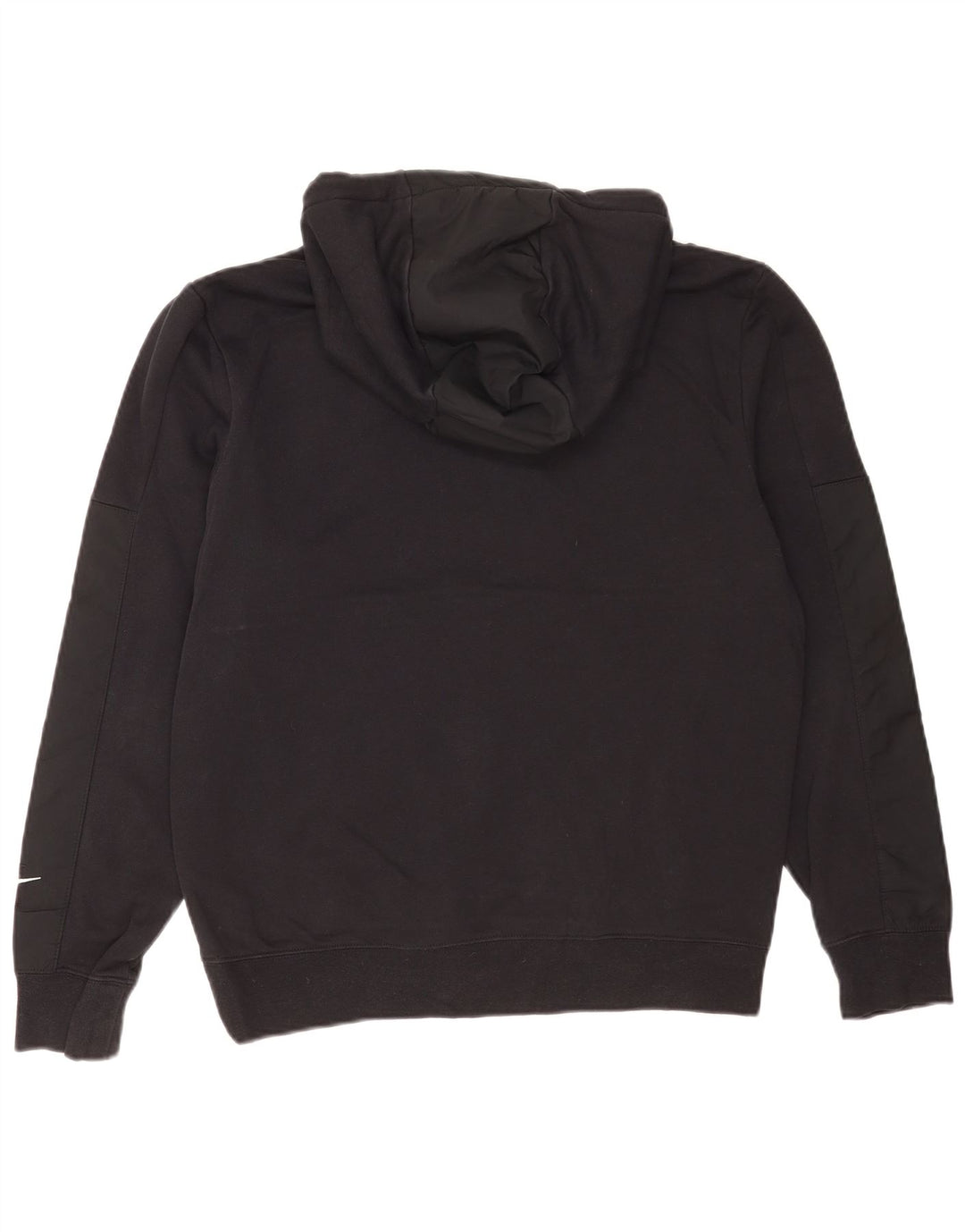 Nike Mens Graphic Regular Fit Hoodie Jumper Small Black Cotton