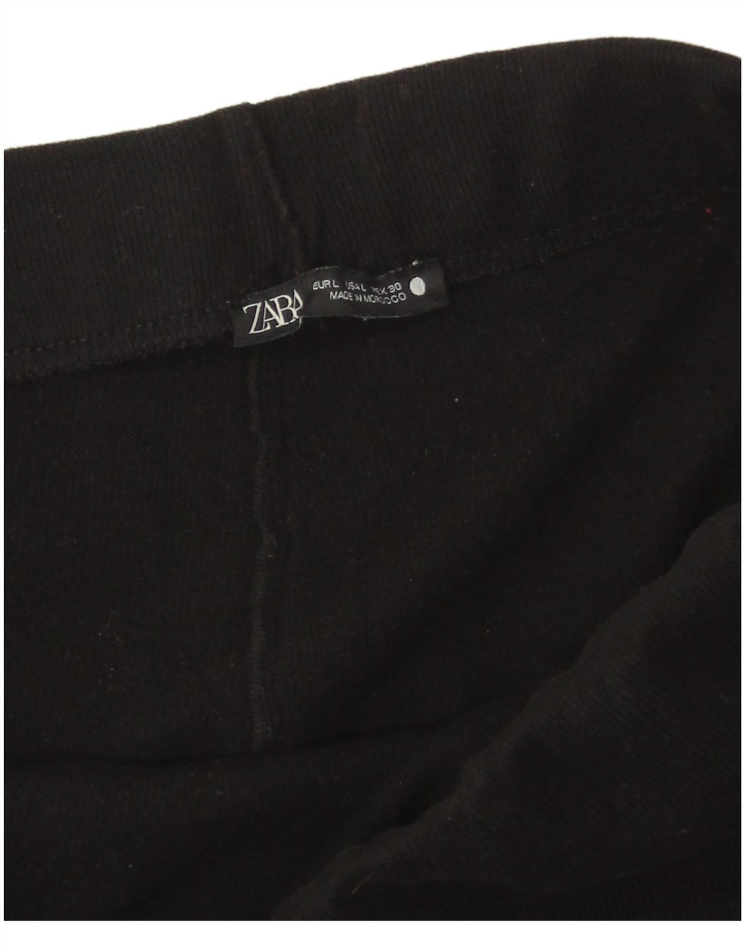 Zara Womens Straight Skirt Large W30 Black