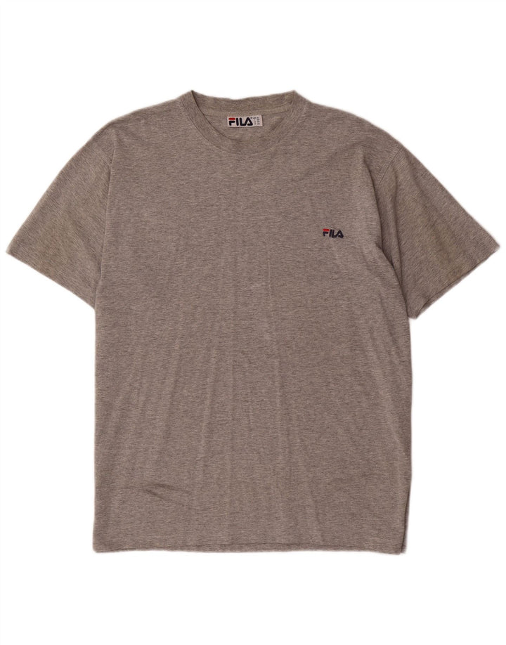 FILA Mens T-Shirt Top XL Grey Flecked