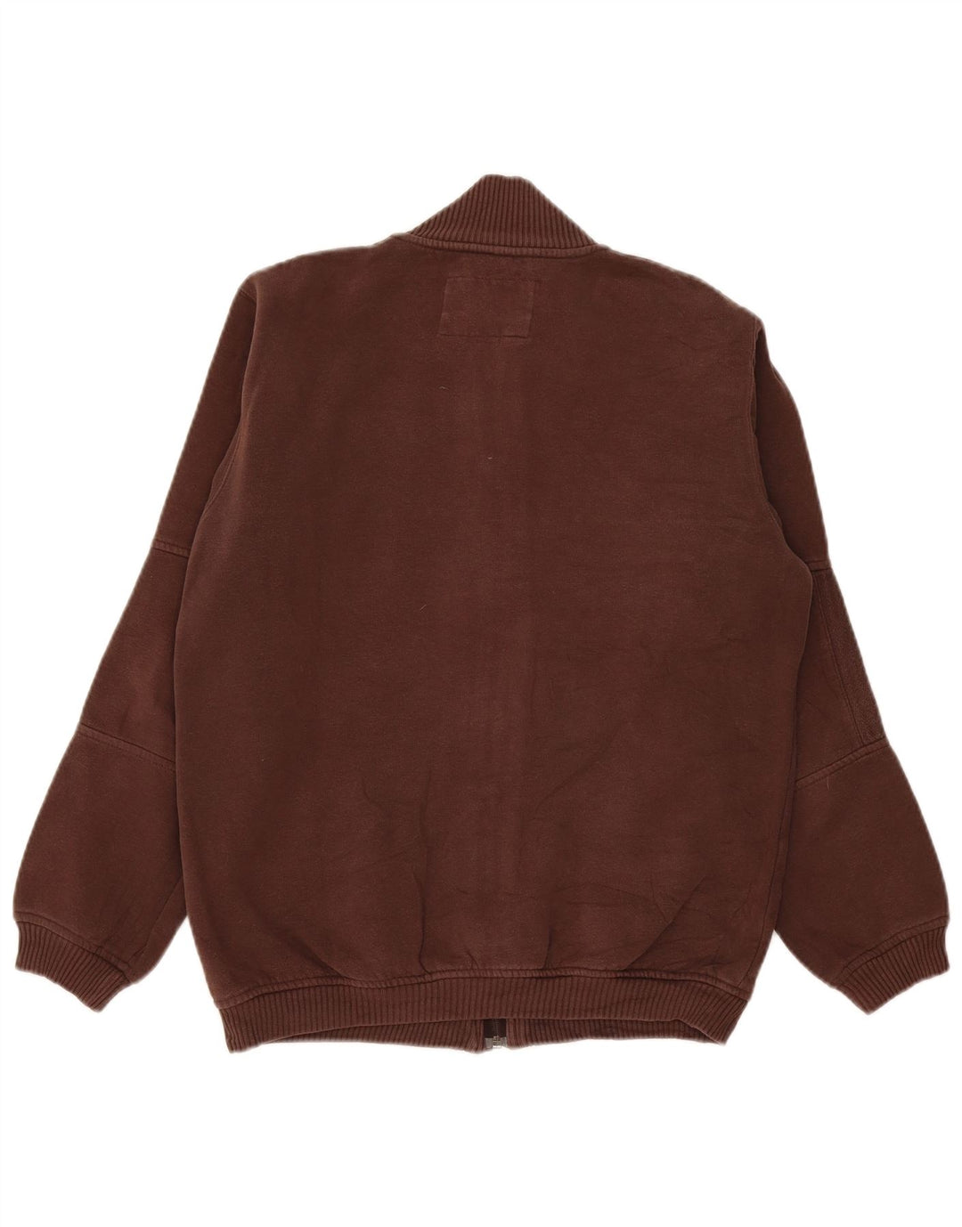Champion Mens Tracksuit Top Jacket Medium Brown Cotton