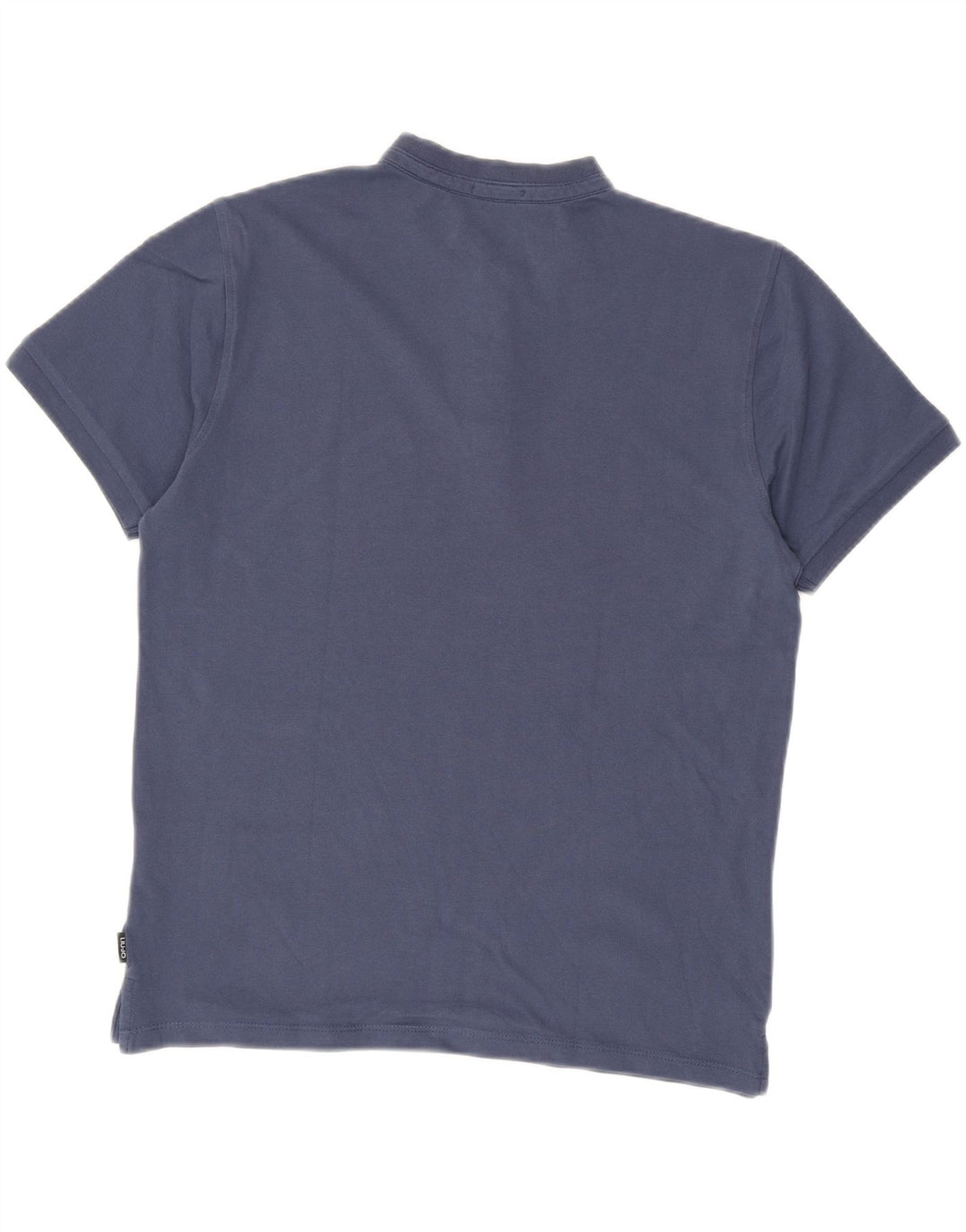LIU JO Mens Polo Shirt Medium Navy Blue Cotton