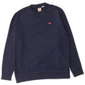 LEVI'S Mens Standard Fit Sweatshirt Jumper Large Navy Blue Cotton