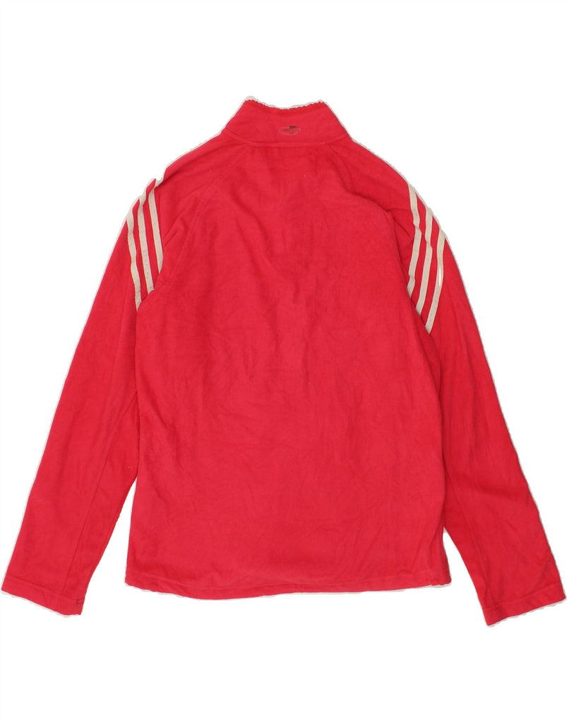 ADIDAS Womens Tracksuit Top Jacket UK 14 Medium Red Polyester | Vintage Adidas | Thrift | Second-Hand Adidas | Used Clothing | Messina Hembry 