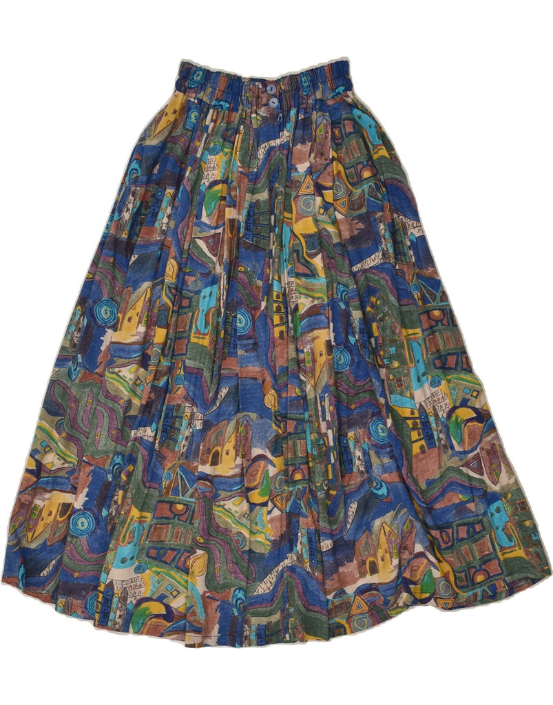 VINTAGE Womens Abstract Pattern Gypsy Skirt W28 Medium Multicoloured | Vintage Vintage | Thrift | Second-Hand Vintage | Used Clothing | Messina Hembry 
