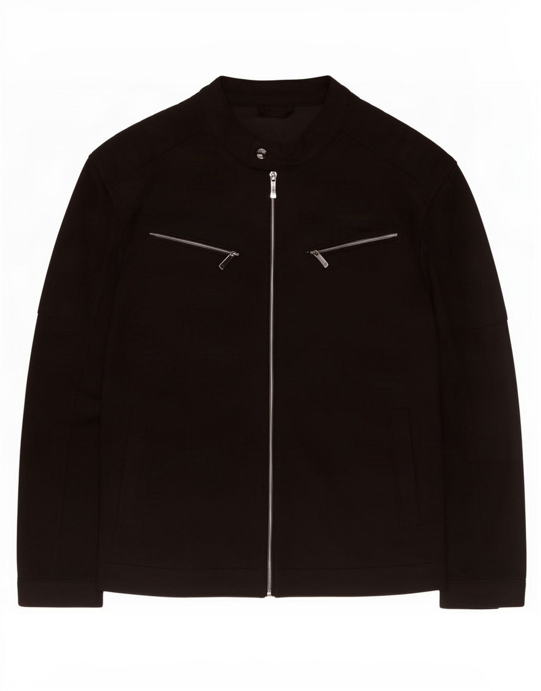 Zara Mens Utility Jacket UK 42 XL Black Polyester