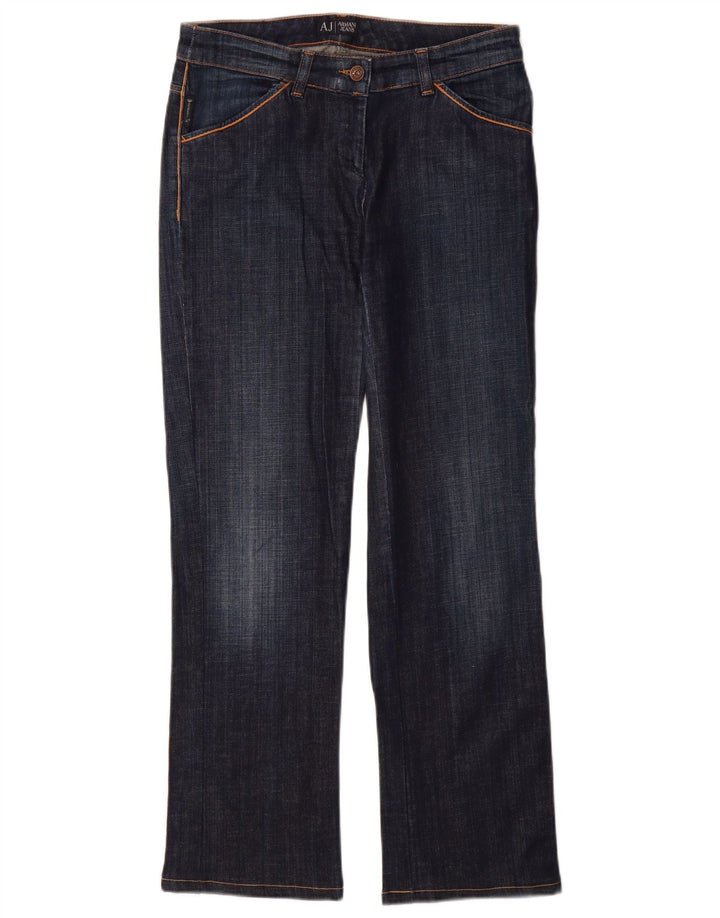 Armani Womens Bootcut Jeans W28 L31 Navy Blue