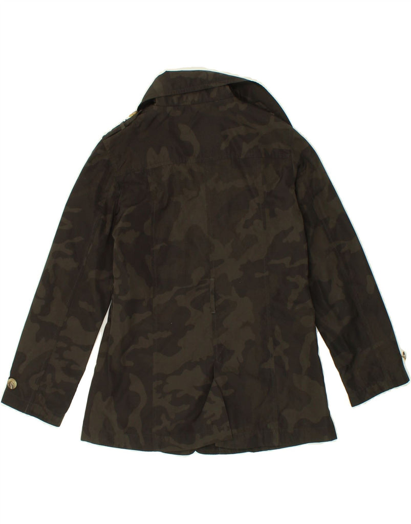 WOOLRICH Girls Military Jacket 7-8 Years Grey Camouflage Vintage Woolrich and Second-Hand Woolrich from Messina Hembry 