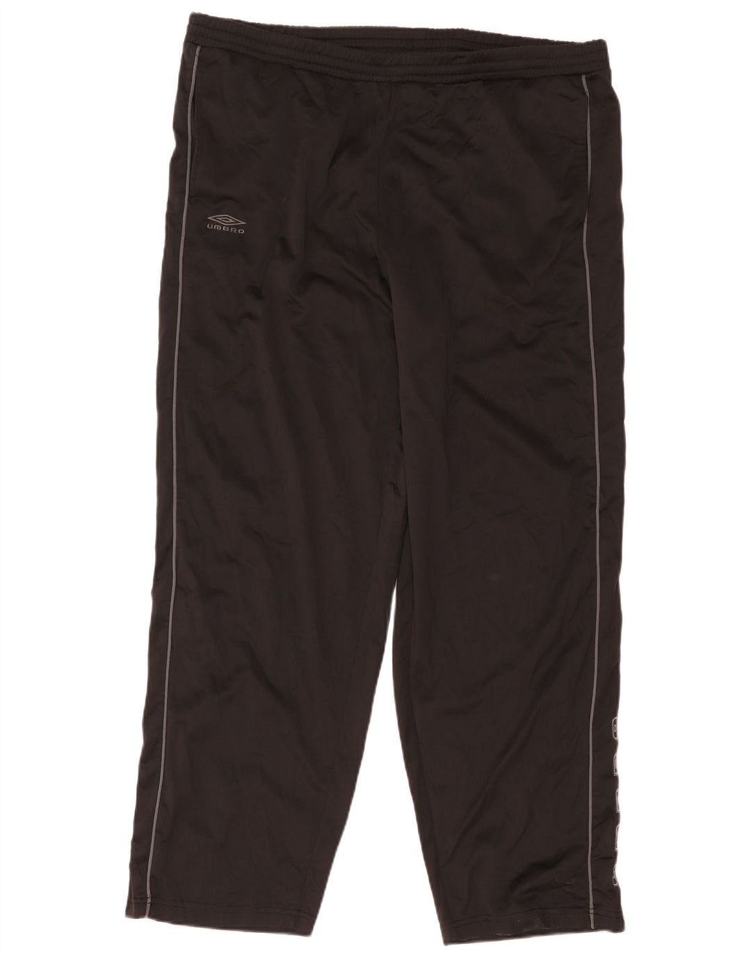 Umbro Mens Graphic Tracksuit Trousers 2XL Black Polyester