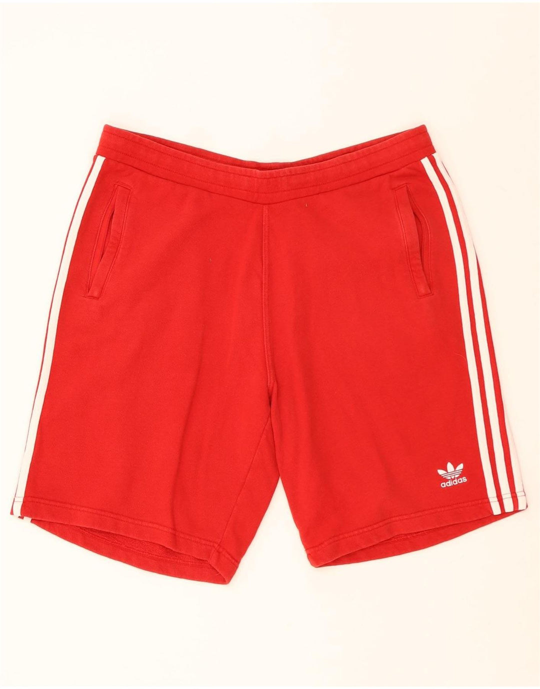 Adidas Mens Sport Shorts Large Red Cotton