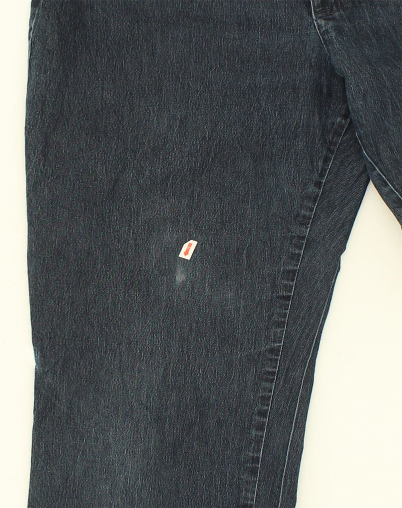 LEE Womens Straight Jeans W33 L32  Navy Blue Cotton | Vintage Lee | Thrift | Second-Hand Lee | Used Clothing | Messina Hembry 