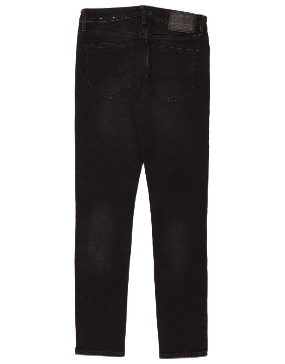 American Eagle Womens Skinny Jeans W30 L30 Black Cotton