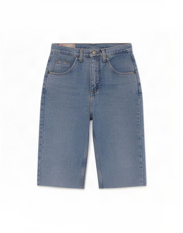 Rifle Mens Denim Shorts Small W29 Blue Cotton