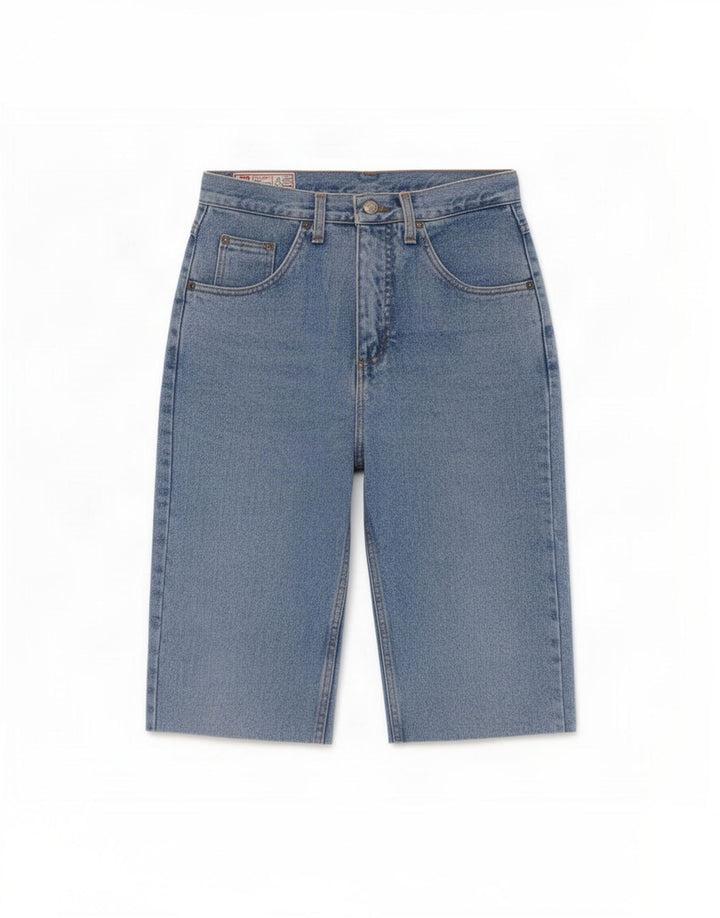 Rifle Mens Denim Shorts Small W29 Blue Cotton