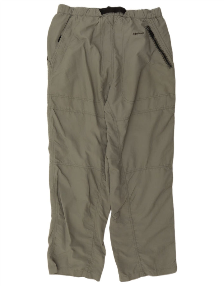 Rohan Mens Straight Cargo Waterproof Trousers Medium W32 L29 Khaki