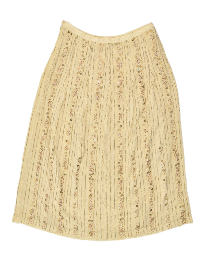 GLENFIELD Womens Straight Skirt IT 44 Medium W30  Beige | Vintage Glenfield | Thrift | Second-Hand Glenfield | Used Clothing | Messina Hembry 