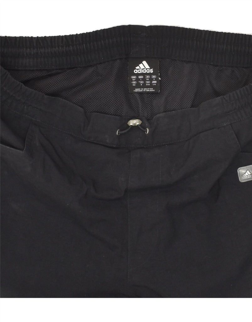 ADIDAS Mens Sport Shorts XL Black Polyester | Vintage Adidas | Thrift | Second-Hand Adidas | Used Clothing | Messina Hembry 