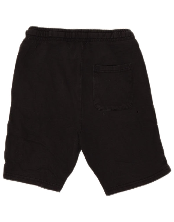 Jack Wills Boys Graphic Sport Shorts 12-13 Years Black Cotton