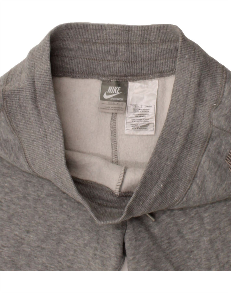 NIKE Womens Tracksuit Trousers US 4/6 Small  Grey Cotton Vintage Nike and Second-Hand Nike from Messina Hembry 