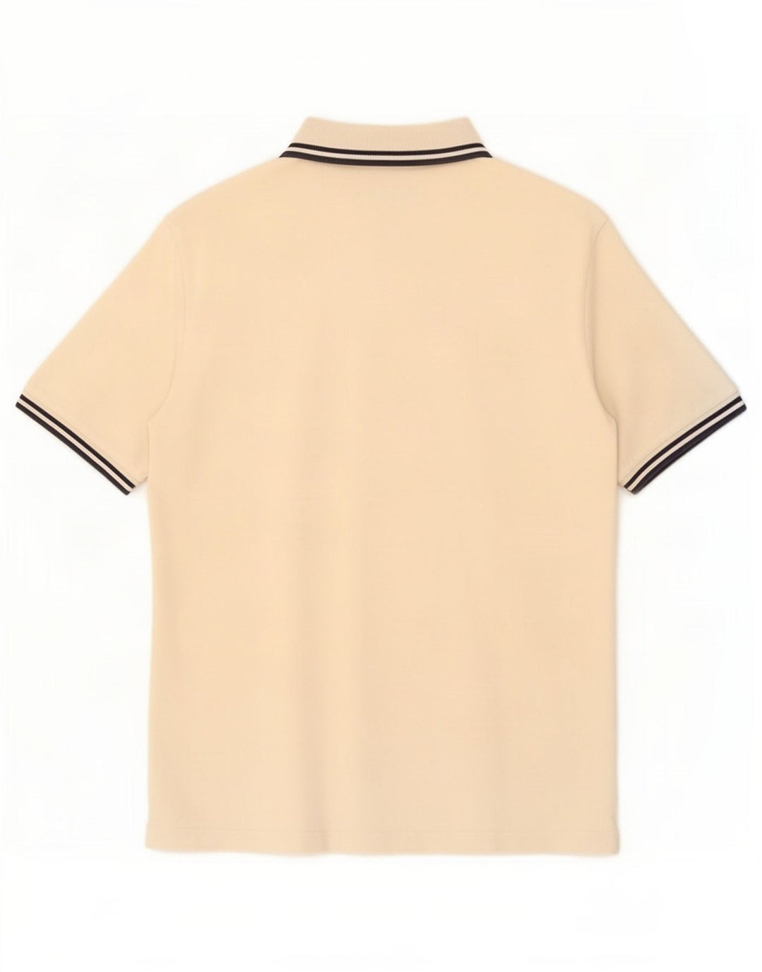 Asics Mens Polo Shirt 2XL Beige Cotton