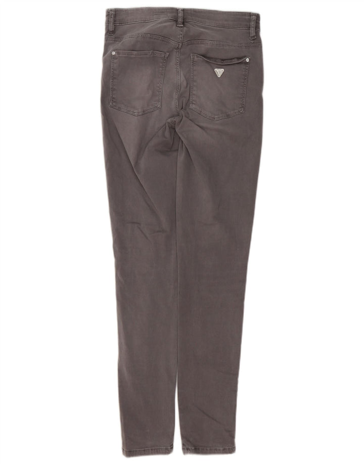 GUESS Womens Skinny Jeans W26 L30 Grey Cotton