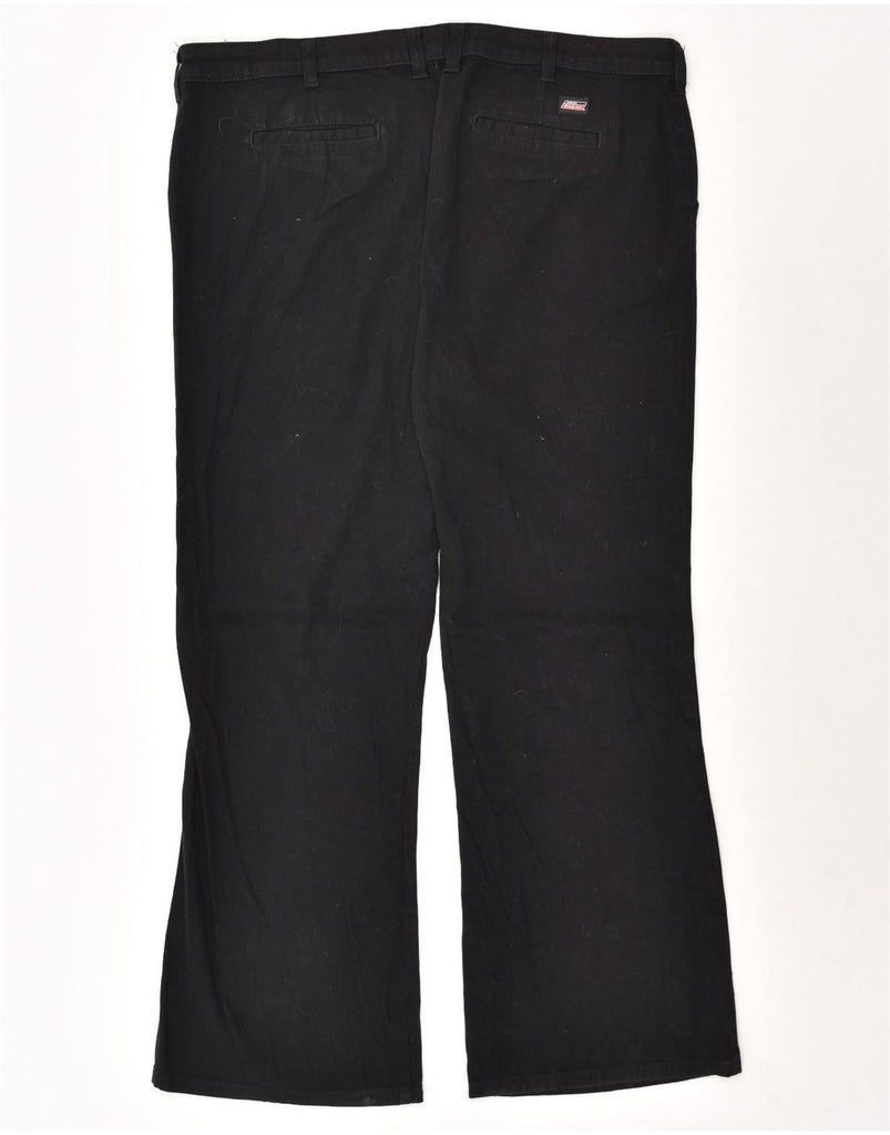 DICKIES Womens Slim Bootcut Chino Trousers US 18 2XL W40 L30 Black Cotton | Vintage Dickies | Thrift | Second-Hand Dickies | Used Clothing | Messina Hembry 