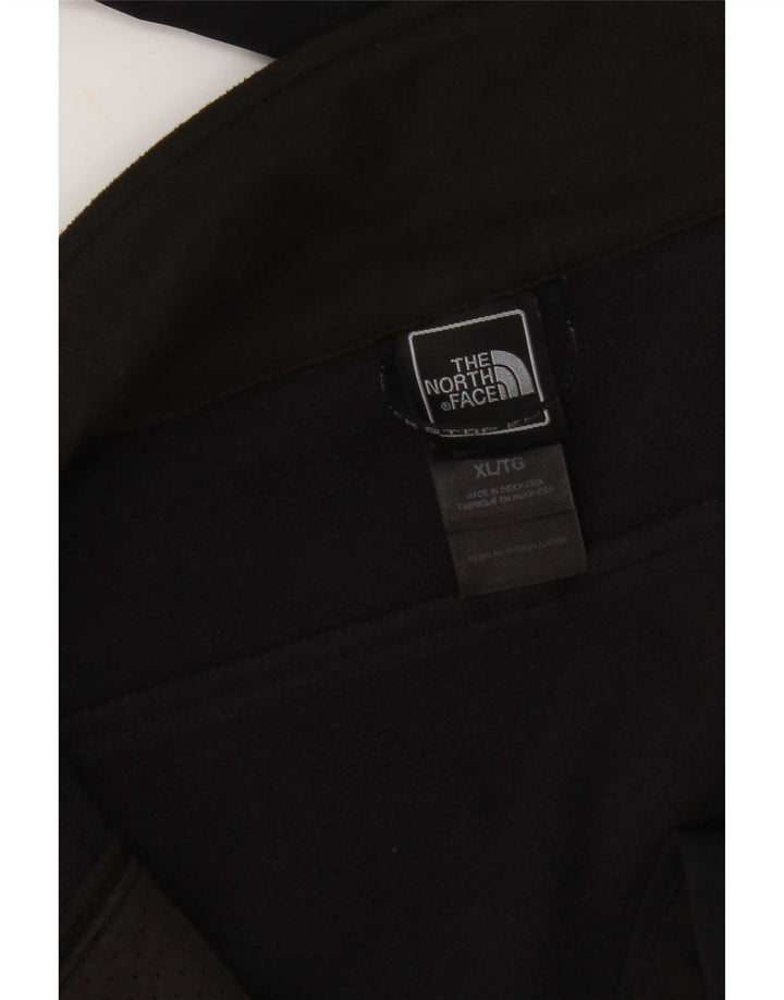 The North Face Womens Tracksuit Top Jacket UK 18 XL Black Polyester