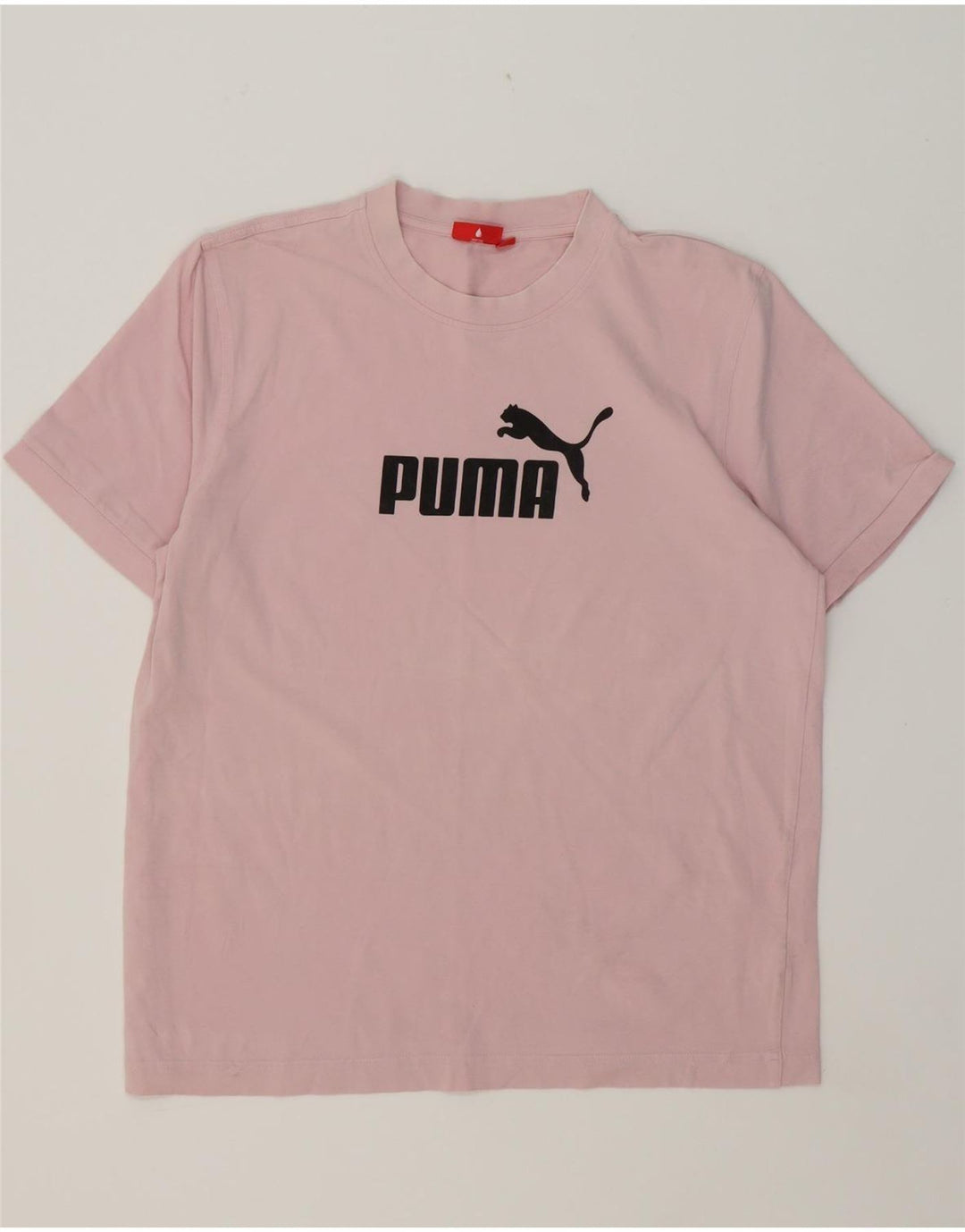 PUMA Mens Graphic T-Shirt Top Large Pink Cotton Vintage Puma and Second-Hand Puma from Messina Hembry 
