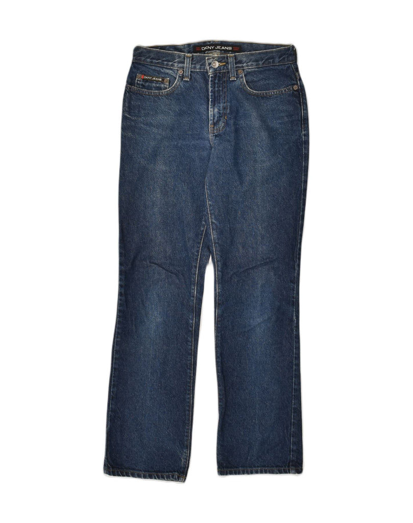 DKNY Womens Straight Jeans W28 L29 Blue Cotton | Vintage Dkny | Thrift | Second-Hand Dkny | Used Clothing | Messina Hembry 