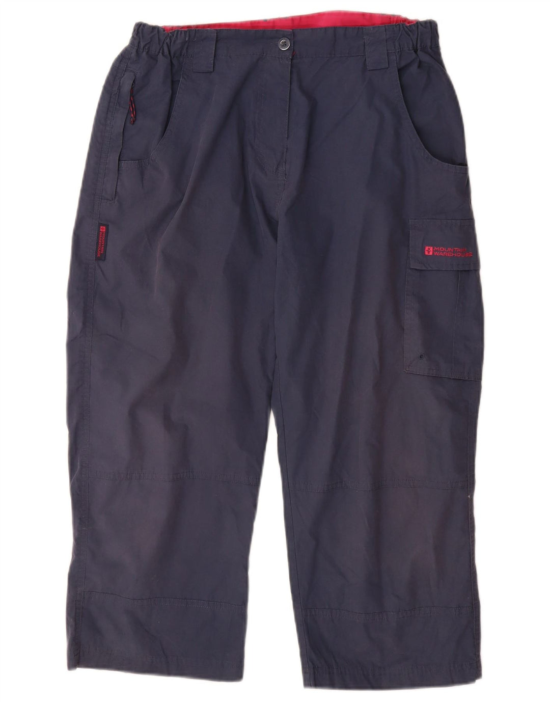 Mountain Warehouse Womens Cargo Trousers UK 12 Medium W30 L22 Navy Blue