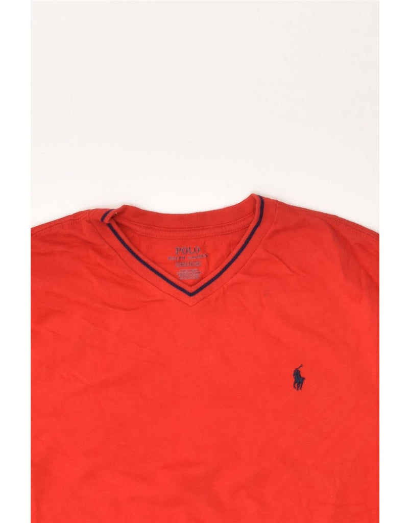 POLO RALPH LAUREN Boys T-Shirt Top 14-15 Years Large Red Cotton | Vintage Polo Ralph Lauren | Thrift | Second-Hand Polo Ralph Lauren | Used Clothing | Messina Hembry 