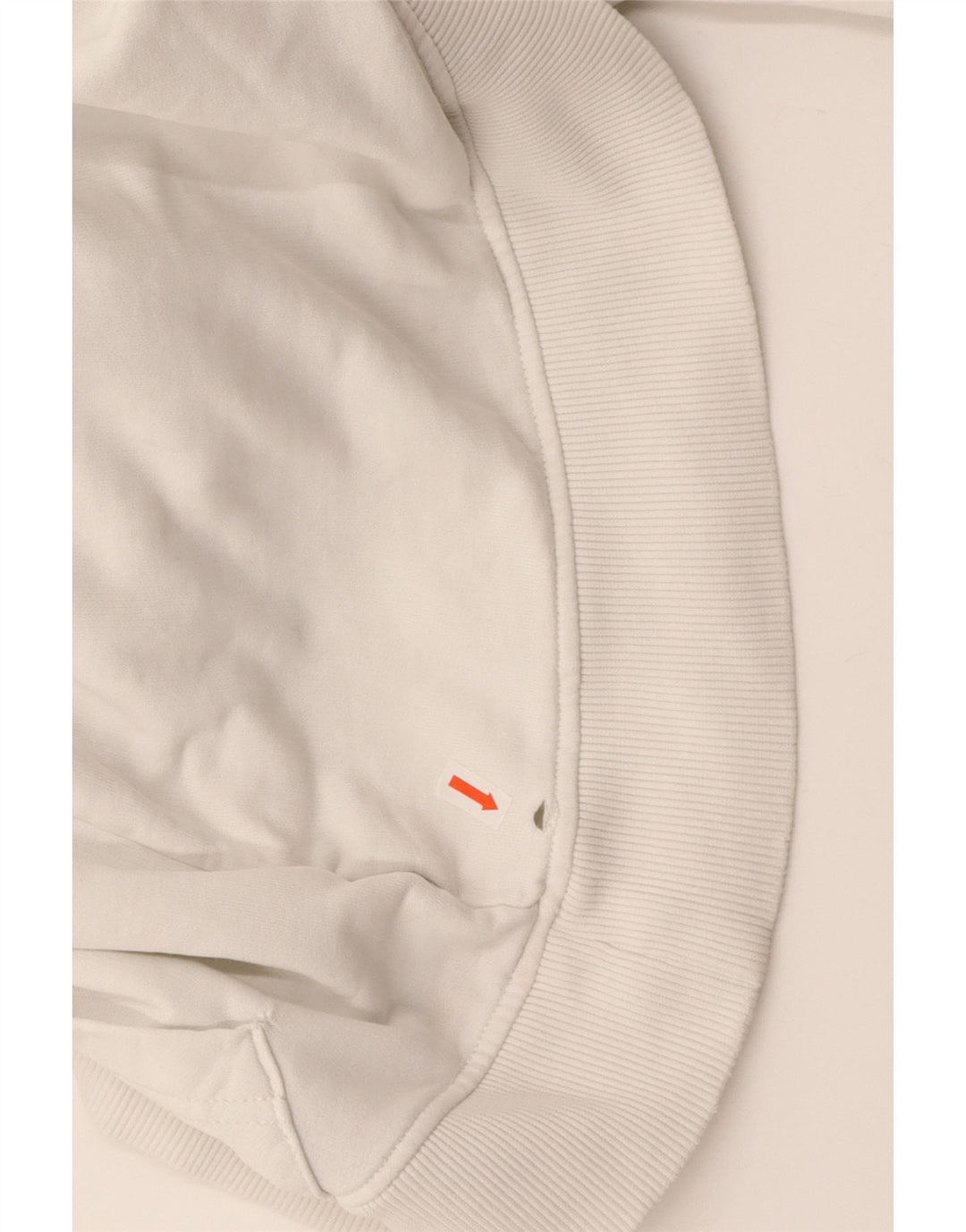 TOMMY HILFIGER Mens Graphic Hoodie Jumper Large White Cotton