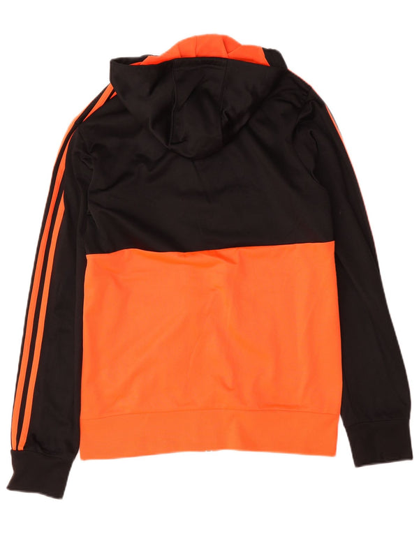 Adidas Mens Graphic Tracksuit Top Jacket UK 36/38 Small Black Colourblock