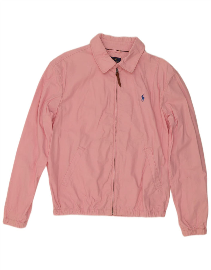 Polo Ralph Lauren Womens Rain Jacket UK 38 Medium Pink
