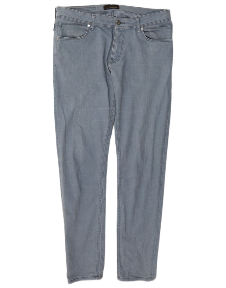 Zara Mens Slim Jeans EU 44 Large W34 L32 Blue