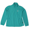 Jack Wolfskin Womens Tracksuit Top Jacket UK 14/16 Large Turquoise