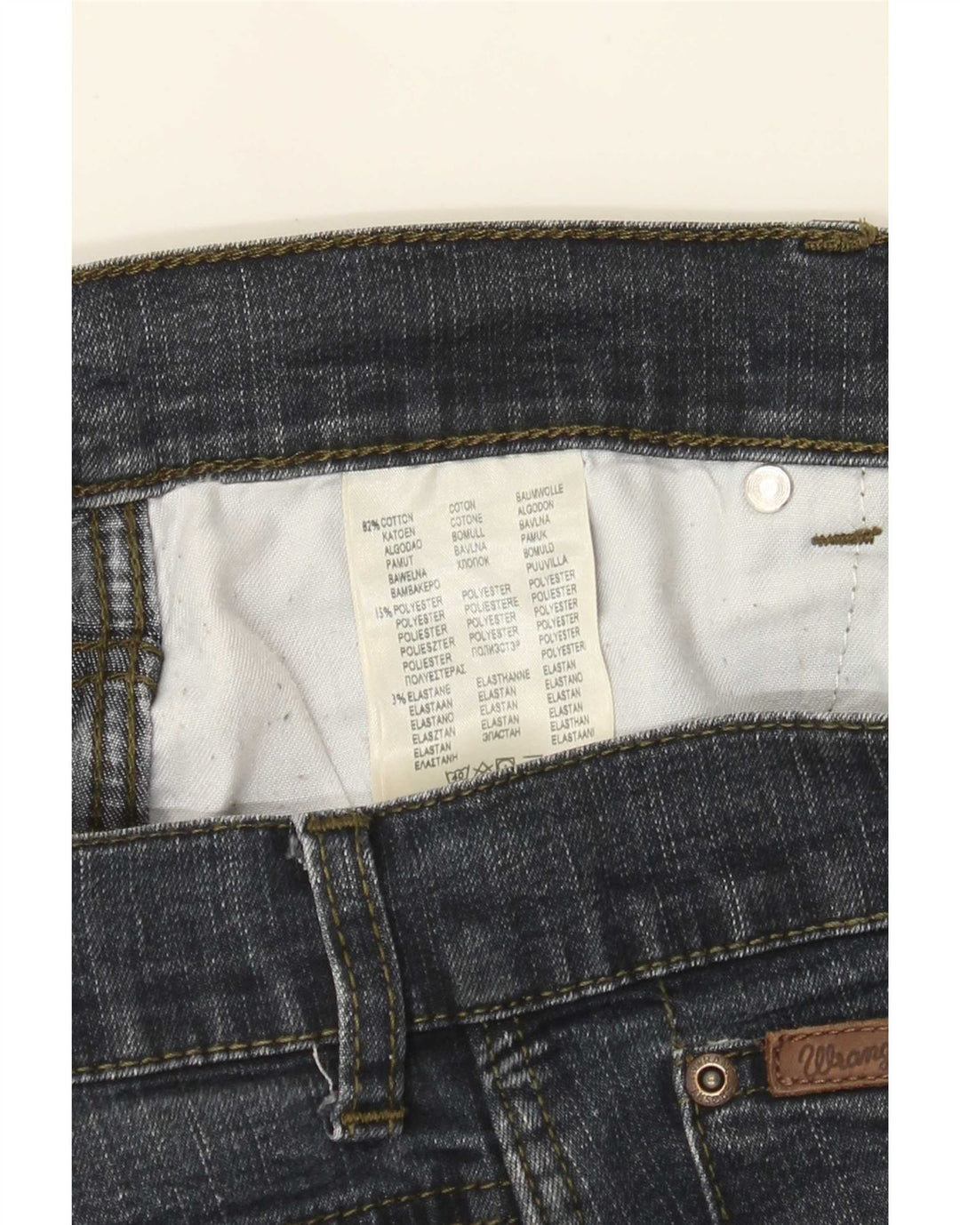 Wrangler Mens Texas Stretch Straight Jeans W40 L32 Blue Cotton