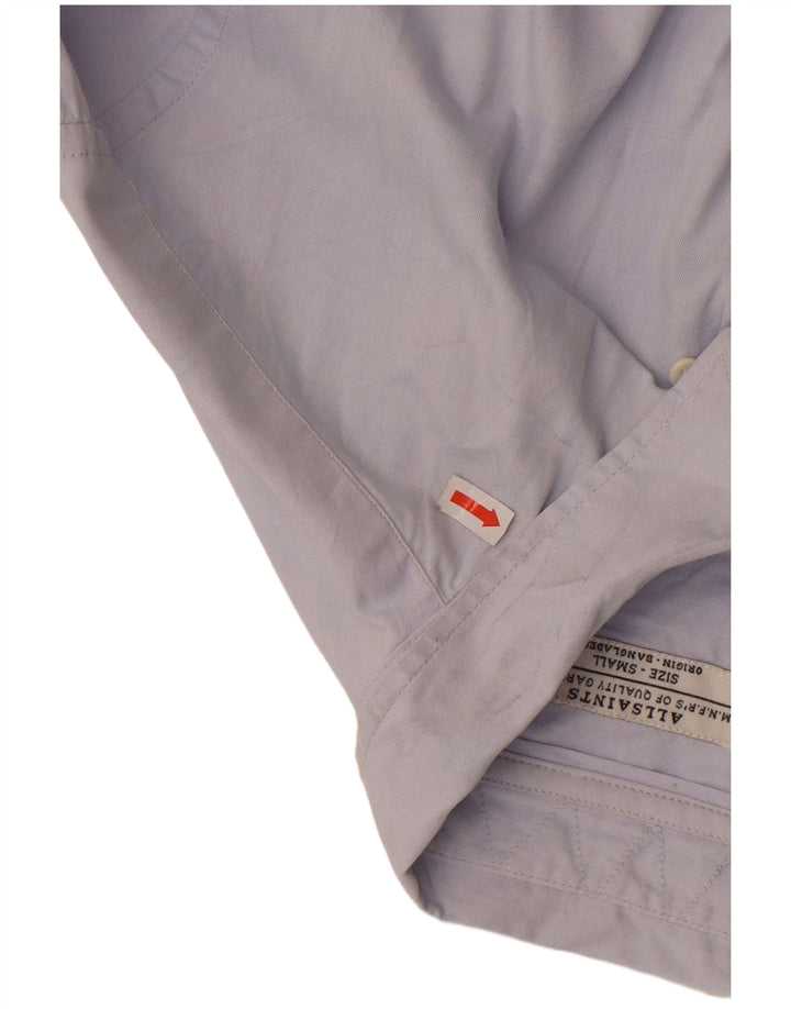 All Saints Mens Shirt Small Blue Cotton
