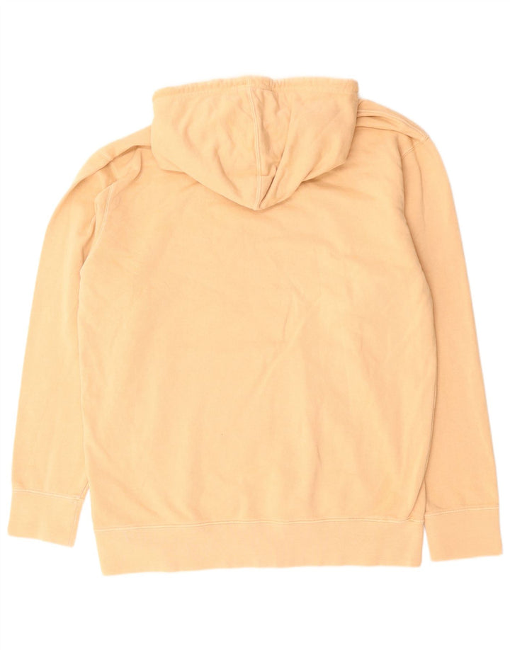 Edwin Mens Graphic Hoodie Jumper Large Beige Cotton