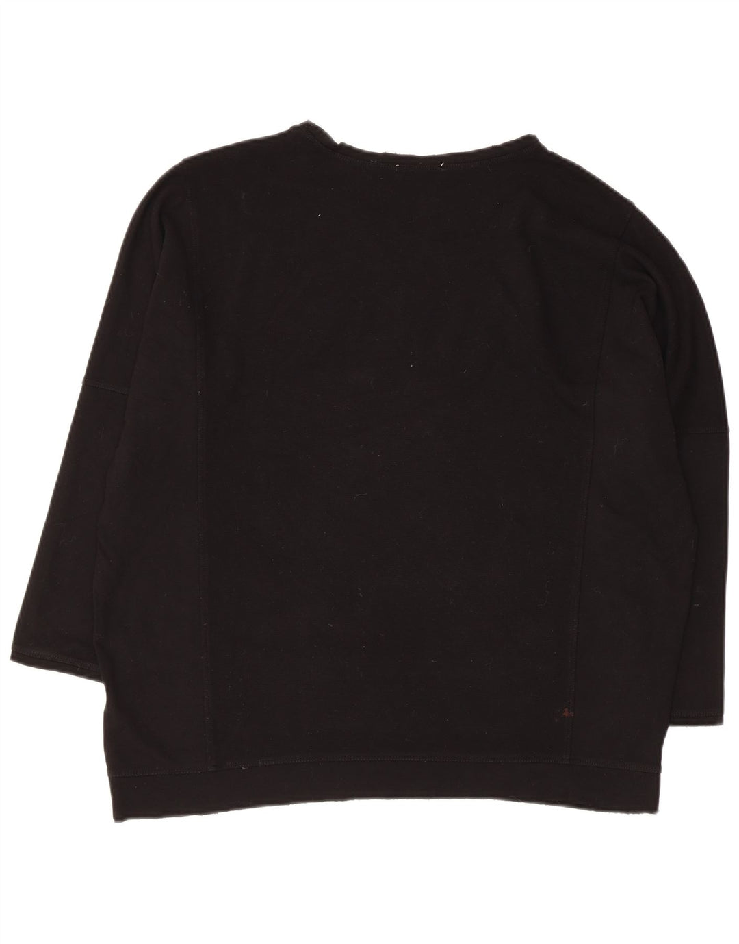 Zara Womens Oversized Sweatshirt Jumper UK 10 Small Black