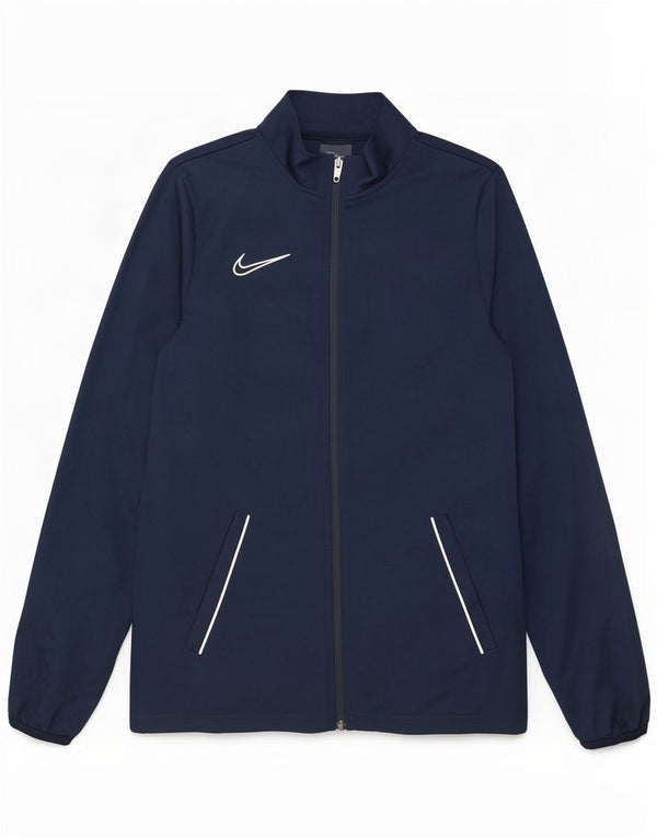 Nike Mens Dri Fit Tracksuit Top Jacket Small Navy Blue Polyester