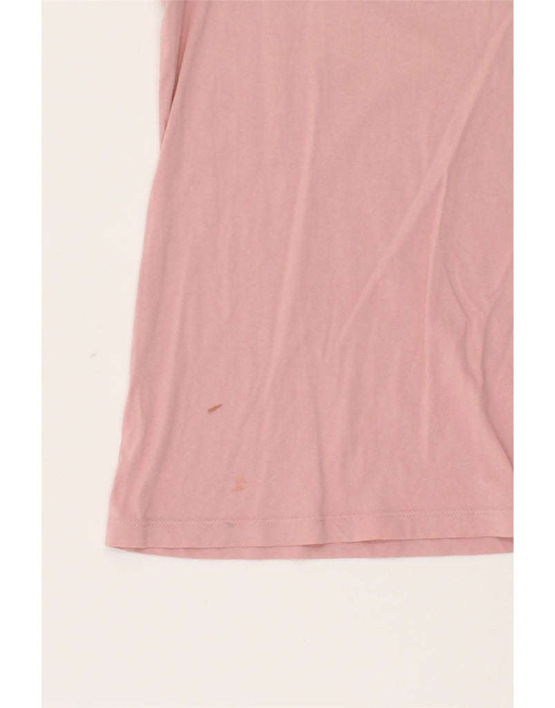 PUMA Womens Graphic T-Shirt Top UK 12 Medium Pink Cotton Vintage Puma and Second-Hand Puma from Messina Hembry 